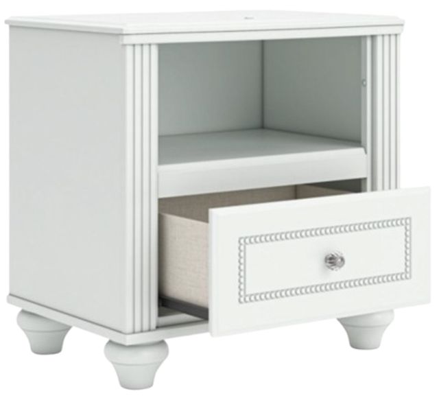 Signature Design by Ashley® Kozlani White Nightstand-1