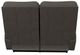 La-Z-Boy® Trouper Gray Leather Manual Reclining Loveseat-4