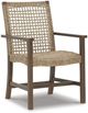 Signature Design by Ashley® Germalia Brown Outdoor Dining Arm Chair-0