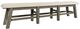 Jofran Inc. Telluride Driftwood 85" Dining Bench-0