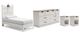 Signature Design by Ashley® Vaibryn 4-Piece White Twin Panel Platform Bed Set-0