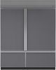 Sub-Zero Dual Installation Kit with 66" Grille Frame-0