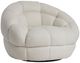 Bernhardt Coco Bernhardt Living White Swivel Chair-0