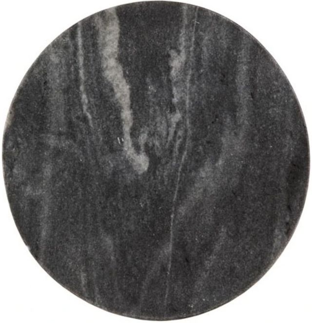 Signature Design by Ashley® Caramont Black Accent Table with White Base-1