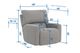iAmerica Viridian Pine Zero Gravity Power Recliner-4