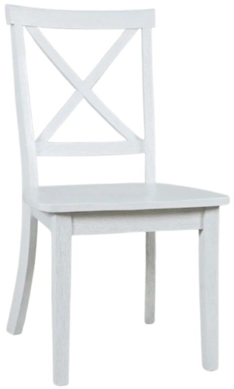 Jofran Inc. Eastern Tides 3-Piece ET Brushed White Dining Set-3