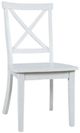 Jofran Inc. Eastern Tides 3-Piece ET Brushed White Dining Set-3