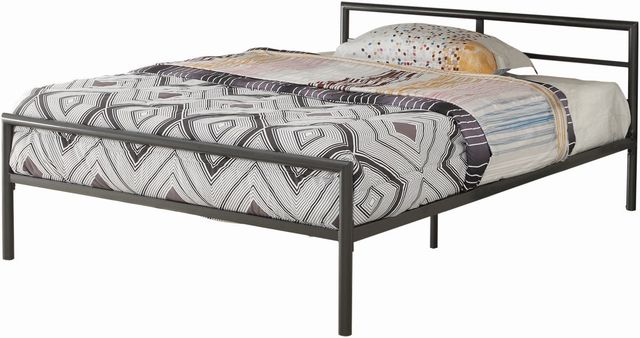 Coaster® Fisher Gunmetal Full Metal Bed-0