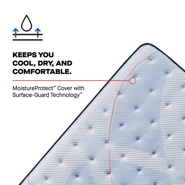 Sealy® Posturepedic® Plus Paterson II Wrapped Coil 15" Medium Euro Pillow Top King Mattress-4
