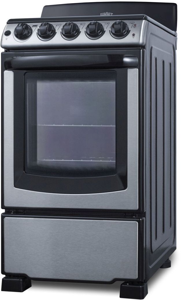 Summit® 20" Stainless Steel Freestanding Electric Range-3