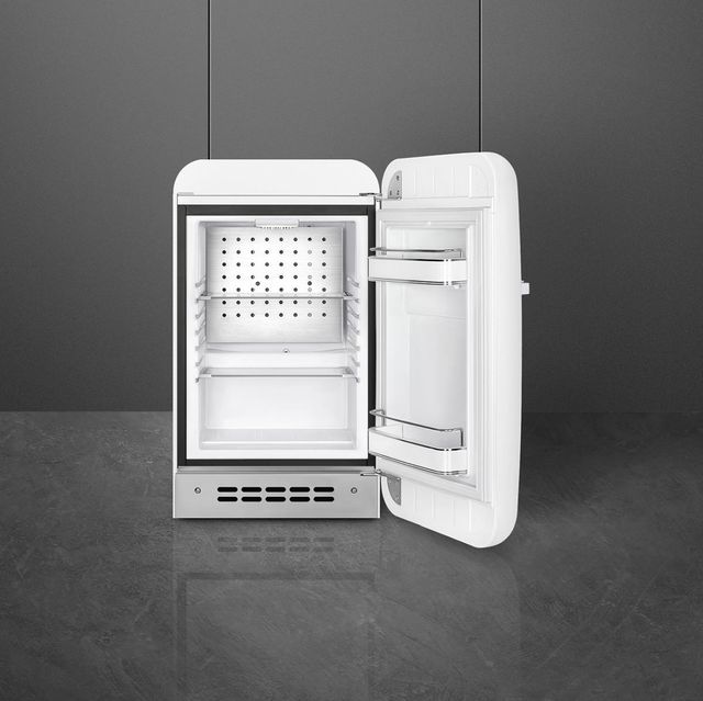 Smeg Retro Style 16" 1.3 Cu. Ft. White Compact Refrigerator-1