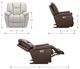 La-Z-Boy® Maverick Midnight Power Rocking Recliner with Headrest-2