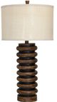 StyleCraft Mossy Oak Nativ Living Ribbed Faux Wood Table Lamp-0