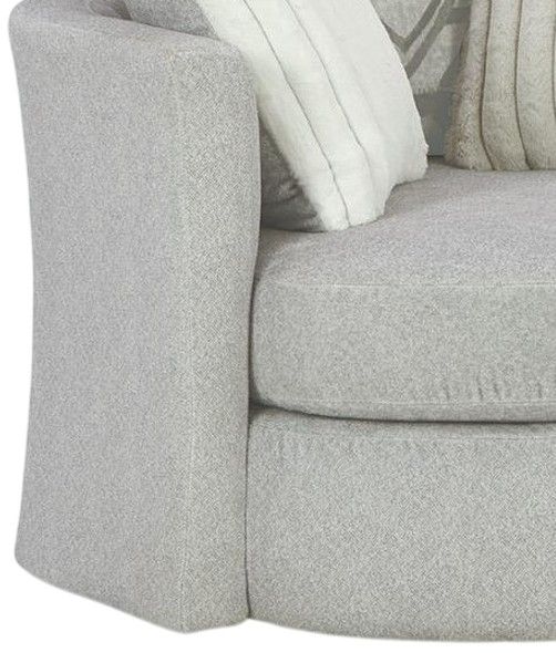Albany Industries Mondo Silver Swivel Chair-1