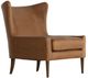 Four Hands Marlow Palermo Cognac Wing Chair-0