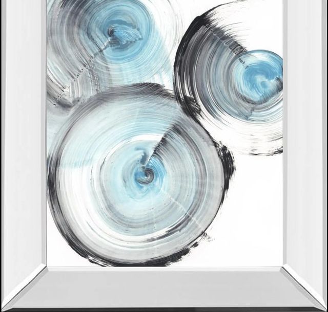 Classy Art Ripple Effect II by Ethan Harper Mirror Framed Wall Art-1
