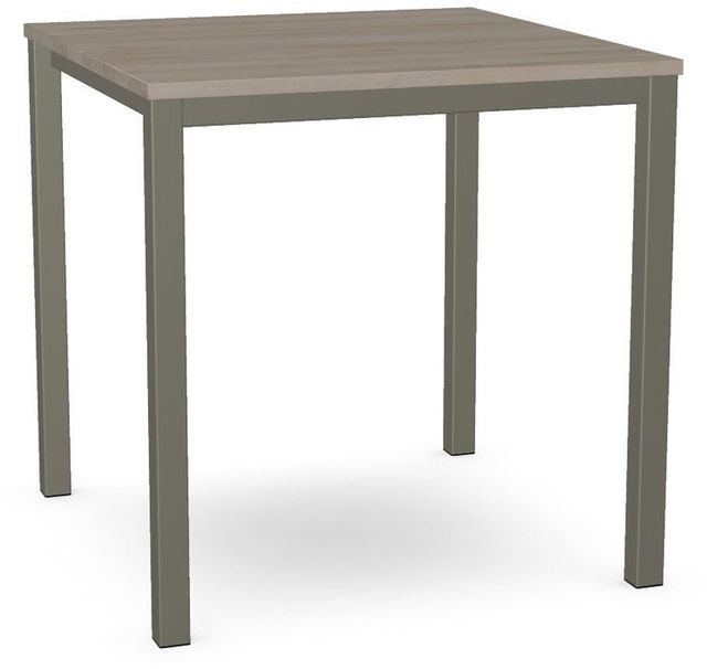 Amisco Customizable Carbon Thermo Fused Laminate Counter Height Table-0