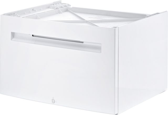 Bosch® 24" W x 16" H White Dryer Laundry Pedestal-1