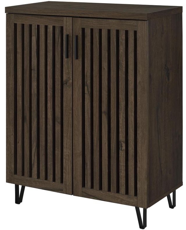 Coaster® Brixton Smoked Oak Shoe Storage Cabinet-2