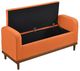Homelegance® Brigitte Orange Lift Top Storage Bench-3