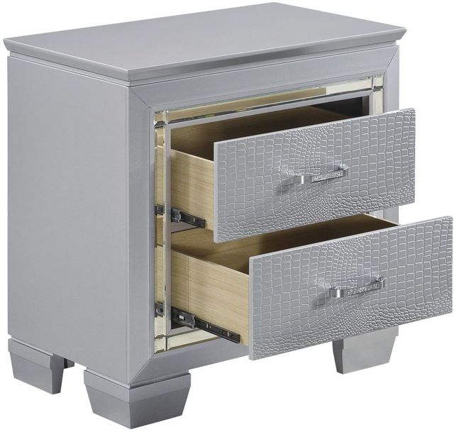 Homelegance® Allura Silver Nightstand-3