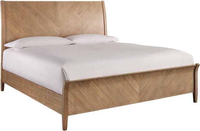 aspenhome® Cyrus Almond Bisque California King Sleigh Bed-0