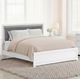 Signature Design by Ashley® Maeling Gray/White Queen Upholstered Panel Headboard-1