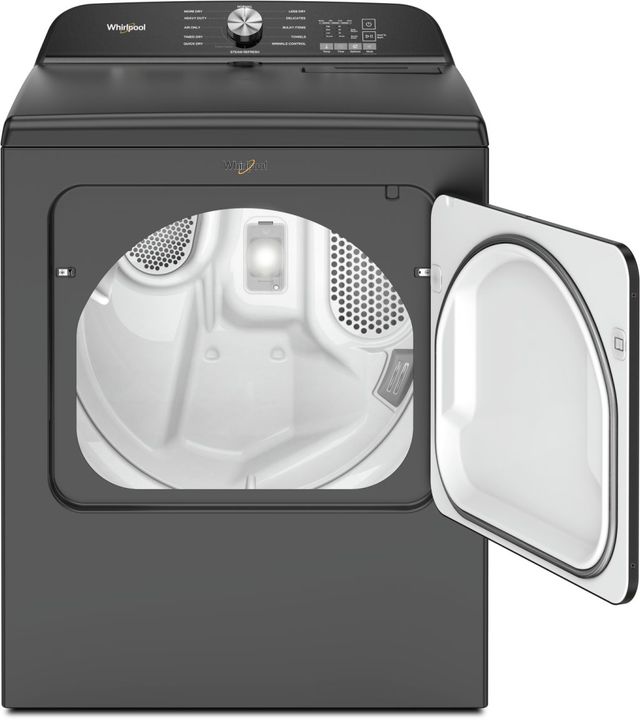 Whirlpool® 7.0 Cu. Ft. Volcano Black Electric Dryer-1