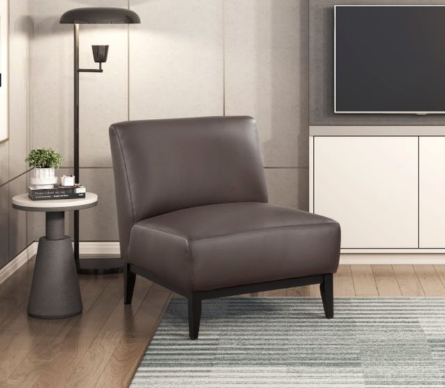 Homelegance® Houghton Dark Brown Accent Chair-1