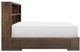 Legacy Classic Architect Onyx Queen Bookcase Panel Bed with 1-Side Storage-3