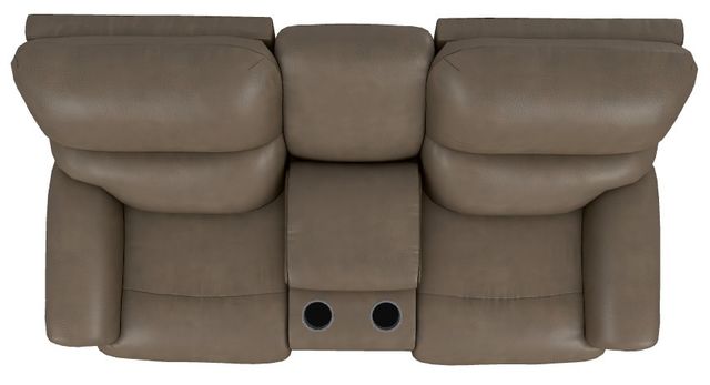 La-Z-Boy® Trouper Mink Manual Reclining Loveseat with Console-4