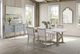 Bernards Citrus Heights Cement Top Trestle Dining Table with Sand Base-1
