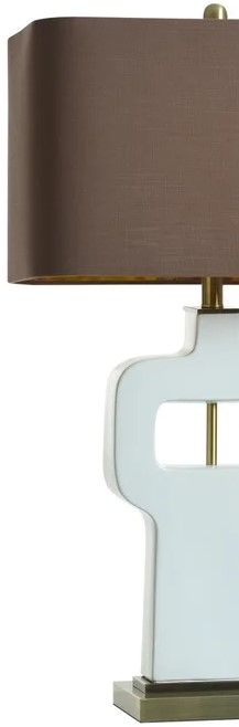 StyleCraft Norman Wyatt Home Prelude White Table Lamp-1