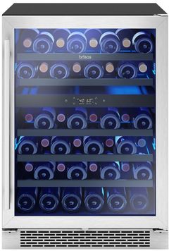 Zephyr Brisas 5.8 Cu. Ft. Stainless Steel Frame Wine Cooler