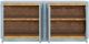 International Furniture Direct Arcadia Blue/Brown Console-3