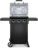 Broil King® Gem 310 Shadow 3-Burner Black Freestanding Liquid Propane Grill-1