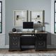 Liberty Furniture Meritage Aged Charcoal/Caramel Junior Executive Desk-1