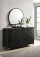 Coaster® Arini Black 8-Drawer Dresser with Mirror-4