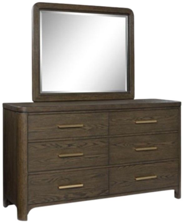 Signature Design by Ashley® Darimore Burnished Brown Dresser and Mirror-0
