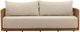 Dovetail Furniture Lucrecia Natural//Sand Olefin/Teak Outdoor Sofa-1