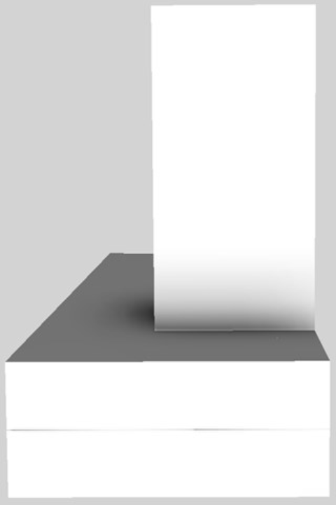 Vent-A-Hood® 48" White Contemporary Wall Mounted Range Hood-1