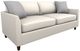 Best® Home Furnishings Customizable Bayment Leather Queen Stationary Sofa Sleeper with Dark Walnut Legs-0