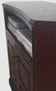 American Heartland Manufacturing Oak 50" Tall Curve Corner TV Stand-1