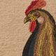 Nourison Home™ Mina Victory Vintage Pillow Beige Rooster 20"x20" Throw Pillow-2