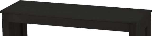 Crate Designs™ Furniture Espresso Wood Top Bench-1