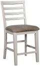Furniture of America® Kiana 2-Piece Beige/White Counter Stool Set-0
