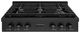 ZLINE Paramount 36" Black Stainless Steel Gas Cooktop -0