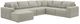 Benchcraft® Next-Gen Gaucho 5-Piece Gray Left-Arm Facing Sectional and Chaise-0