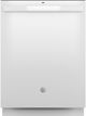 GE® 24" White Built-In Top Control Dishwasher with Sanitize Cycle and Dry Boost-0