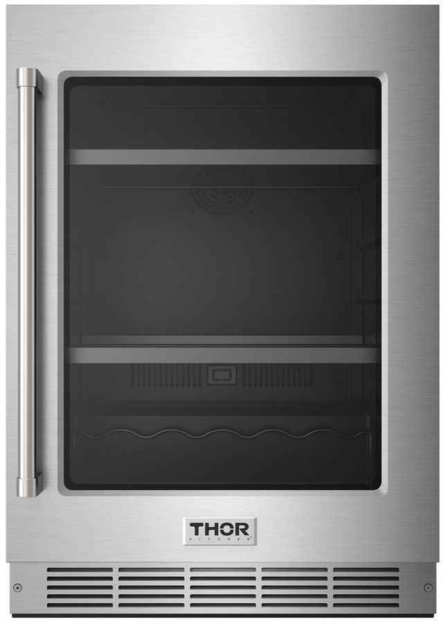Thor Kitchen® 24" 5.2 Cu. Ft. Stainless Steel Beverage Center -0